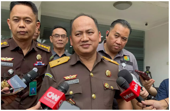 Kepala Pusat Penerangan Hukum (Kapuspenkum) Anang Supriatna dalam memberikan keterangan persnya, di Jakarta (Foto/BeritaSatu.com)