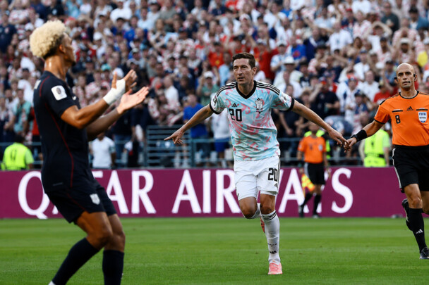 Timnas Amerika Serikat saat berhadapan dengan Belgia dalam laga babak 16 besar Piala Dunia 2026, Stadion Seattle, Seattle, Amerika Serikat, Senin, 7 Juli 2026 (Foto: Dokumentasi/FIFA)