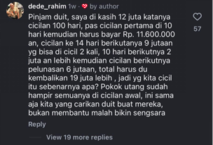 Sumber: Kolom komentar Manang Soebeti & Medy Brawny
