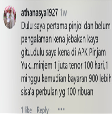 Sumber: Kolom komentar Manang Soebeti & Medy Brawny